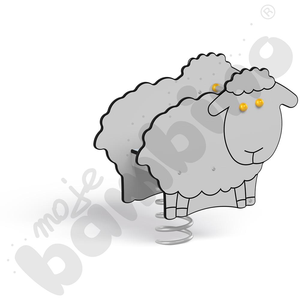 Sprężynowiec Owca na podstawie metalowej