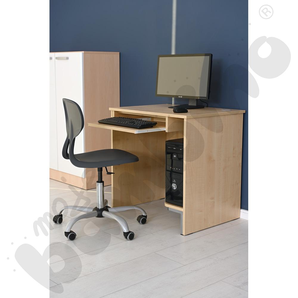 Stolik komputerowy STANDARD  z półką na komputer i szufladą na klawiaturę - klon 375 Stolik komputerowy STANDARD  z półką na komputer i szufladą na klawiaturę - klon 375