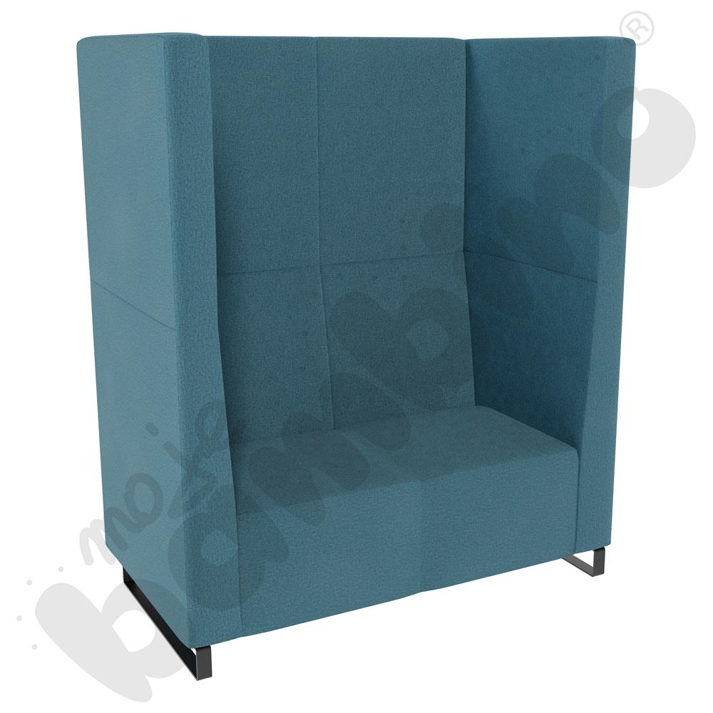 Sofa Universum 2-os. wys. 163 cm, 2 boki wysokie, tkanina KG07