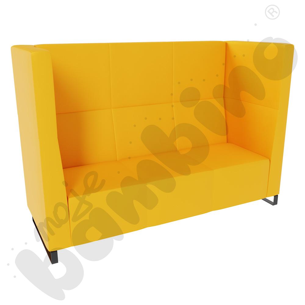 Sofa Universum 3-os. wys. 133 cm, 2 boki średnie, tkanina MT09