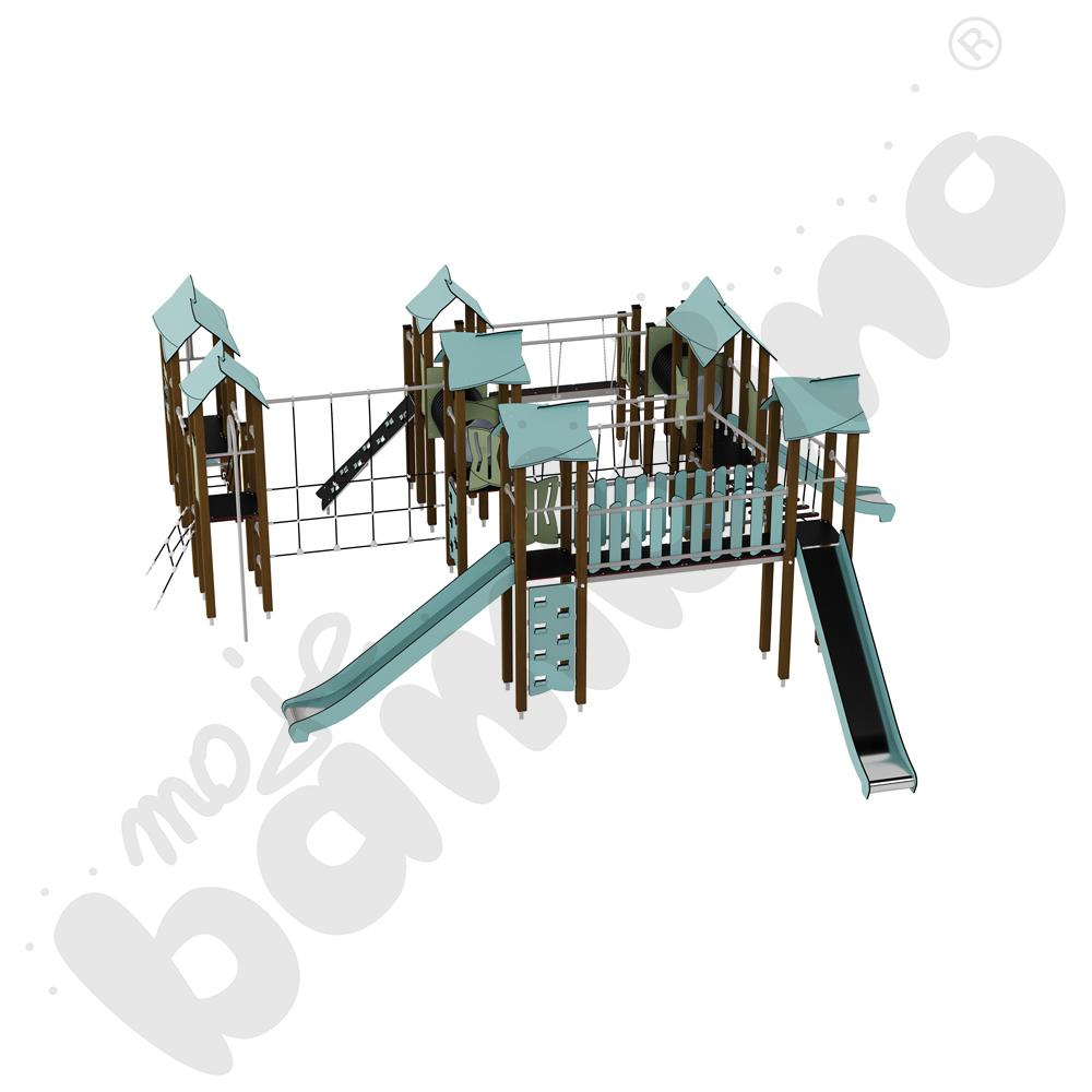 Zestaw Urbi 12, słupy drewniane C