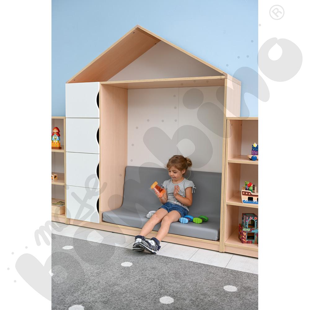 Biblioteczka-domek Feria - klon jasny