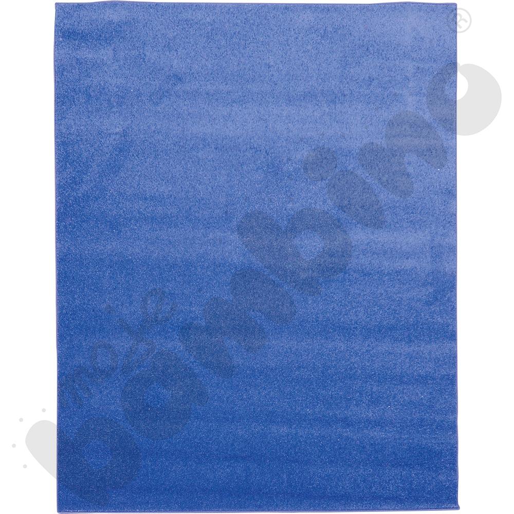 Dywan jednokolorowy - niebieski 4 x 5 m