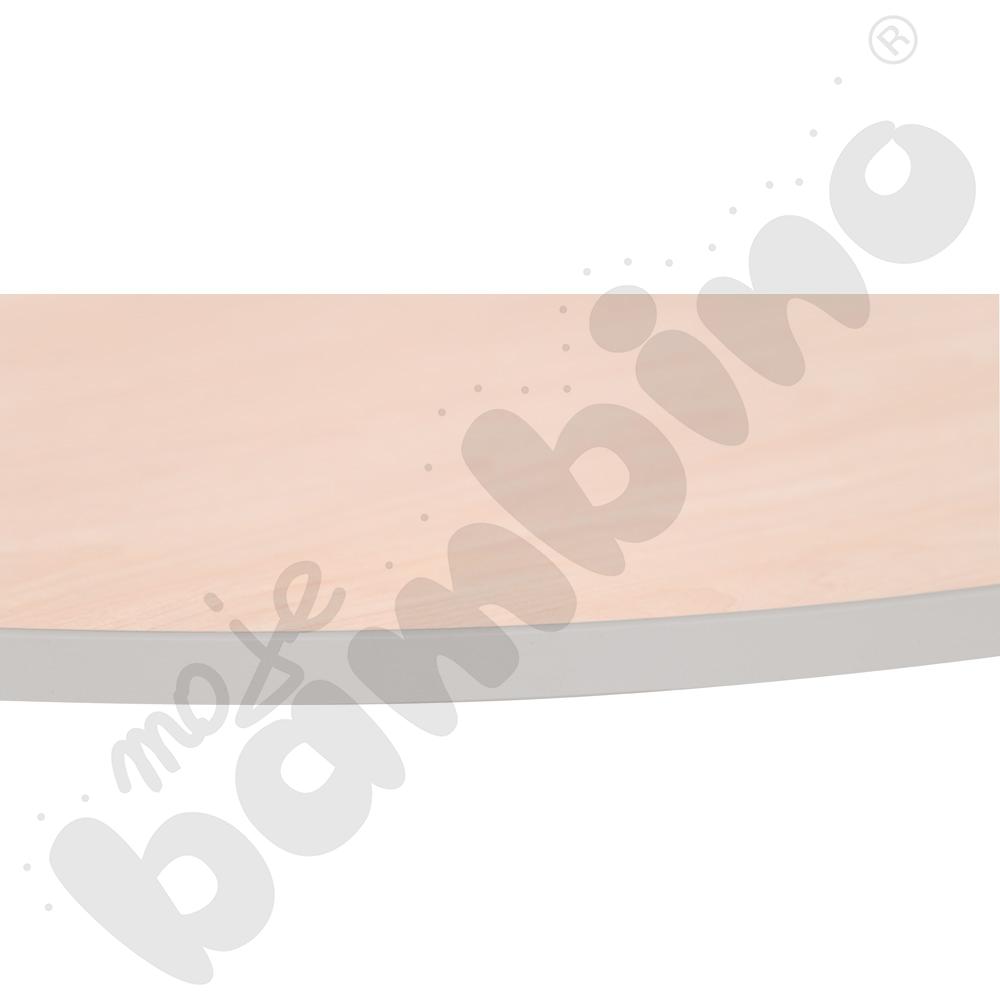 Blat Quadro klon jasny okrągły, szare obrzeże