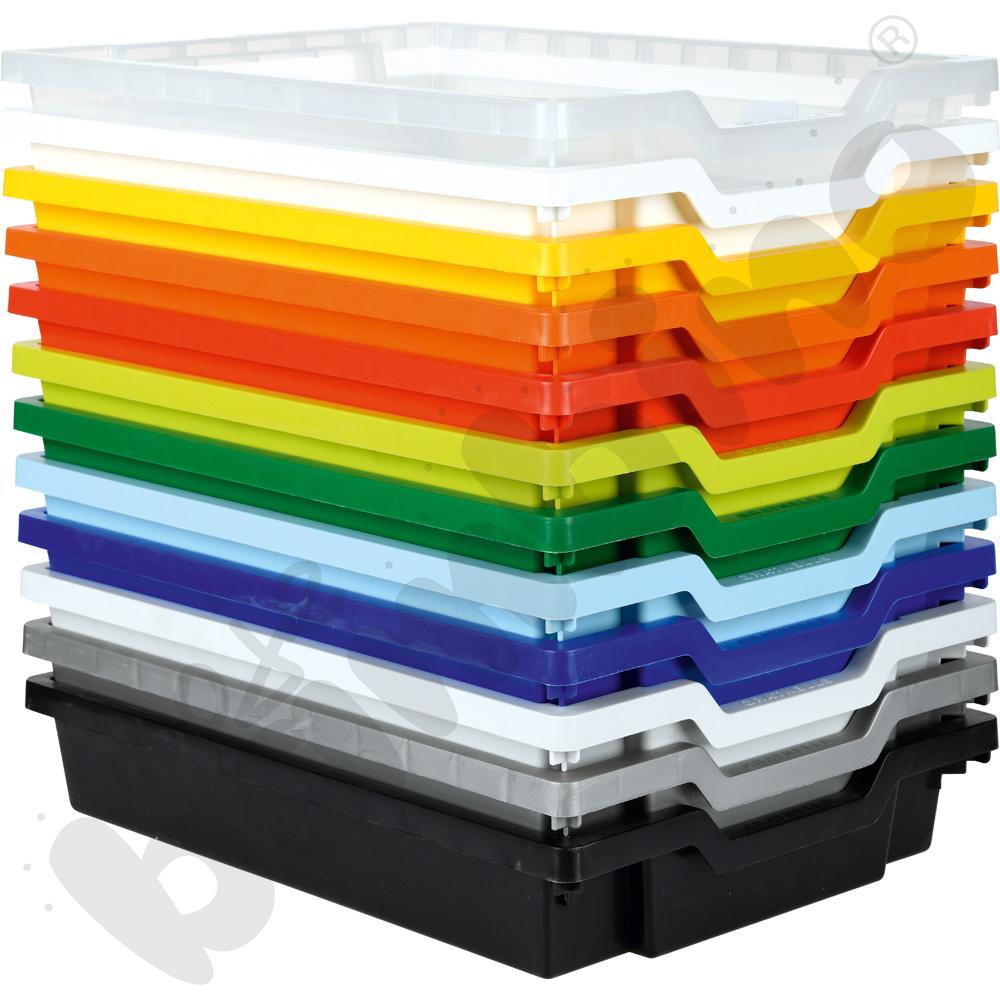 Pojemnik płytki - biały