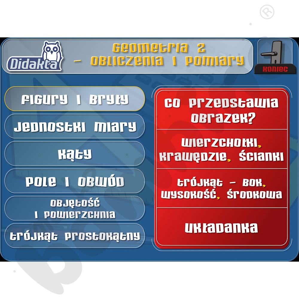 Didakta – Geometria 2 – Obliczenia i pomiary