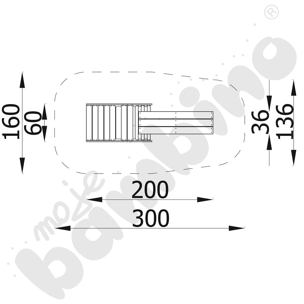 Schody z kładką Terra Schody z kładką Terra