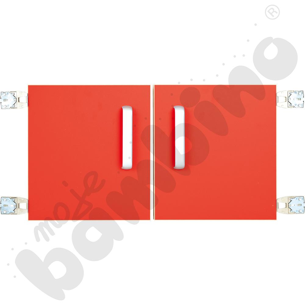 Drzwiczki do szafki z półkami M - czerwone
