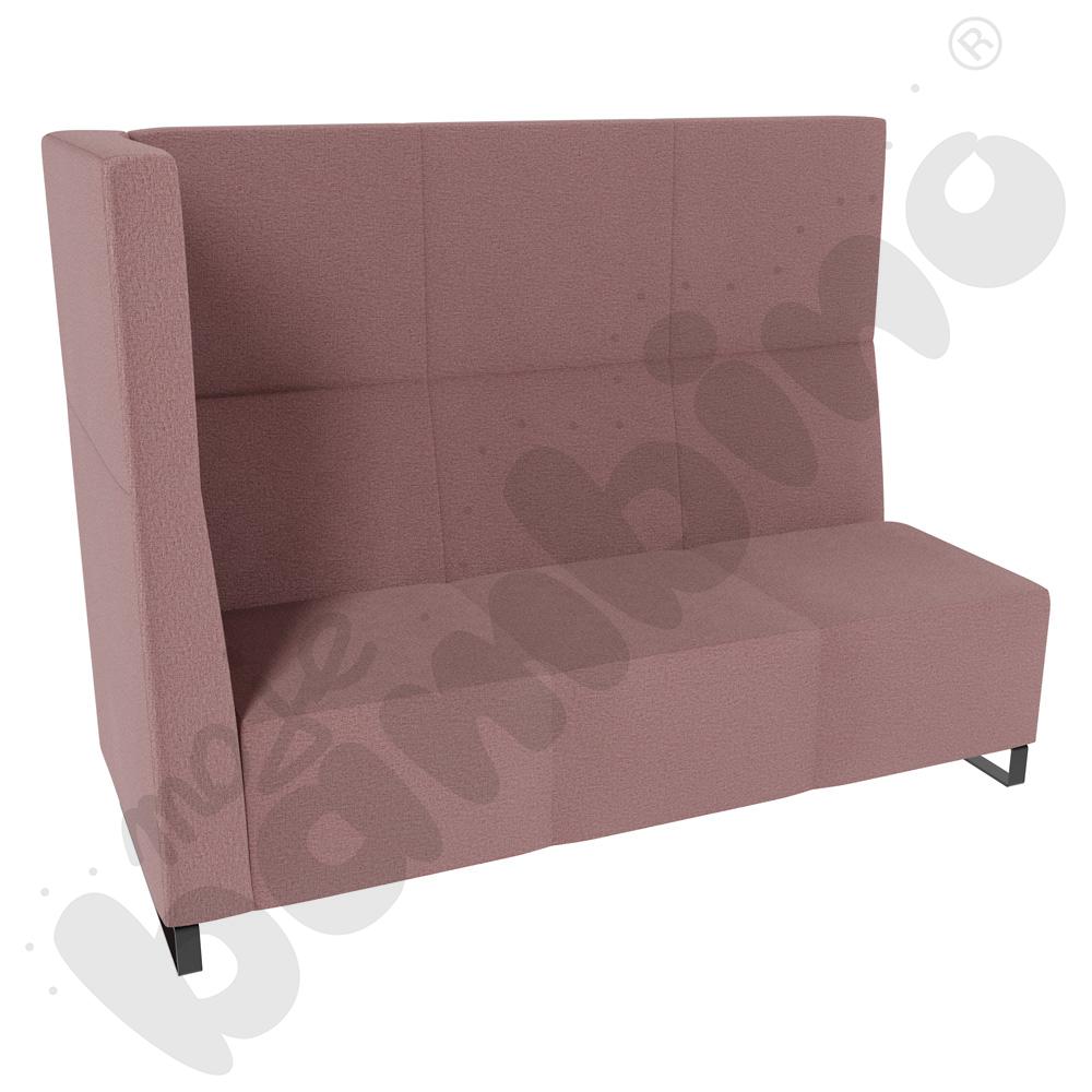 Sofa Universum 3-os. wys. 133 cm, bok średni lewy, tkanina KG19