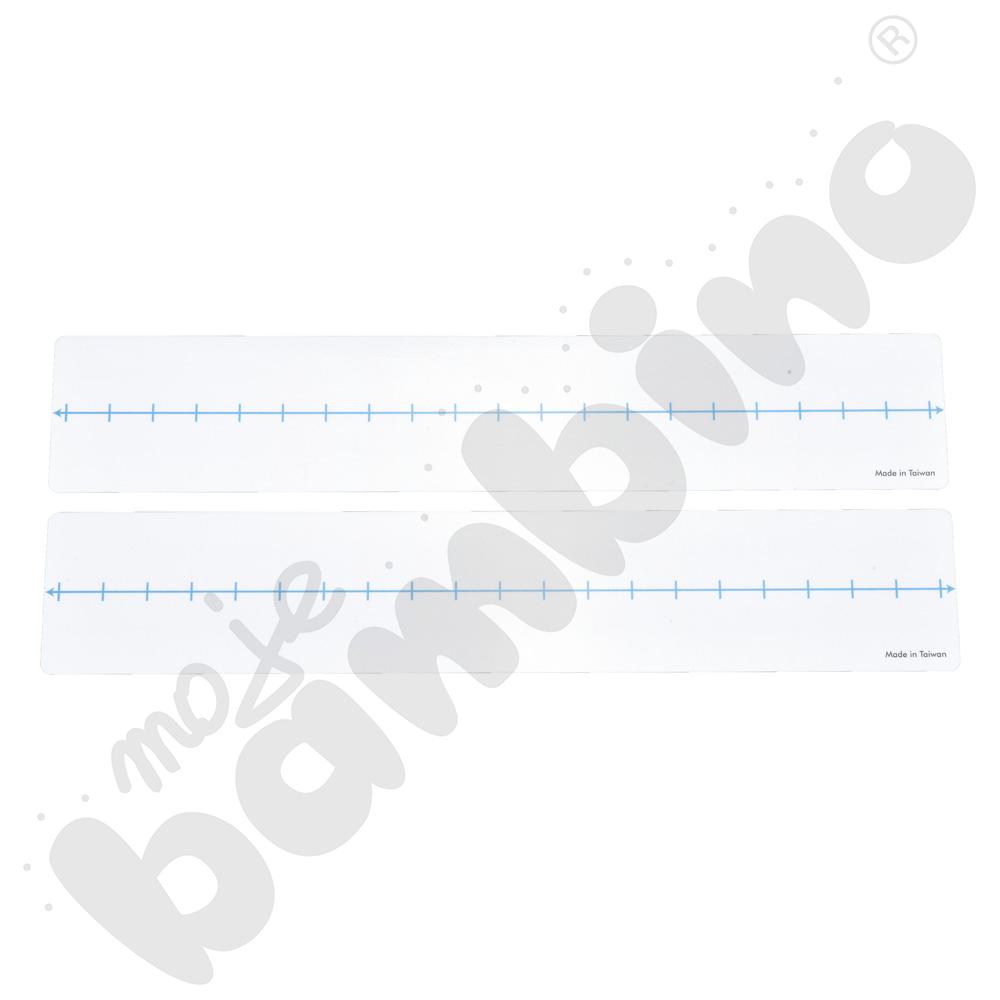 Osie liczbowe (0-20) - zestaw szkolny