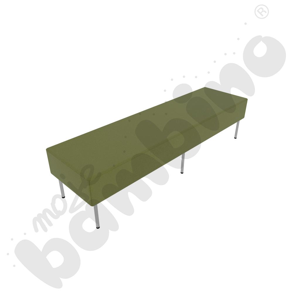 Pufa Versa 180x50 cm z filcowymi stopkami, stelaż jasnoszary, tkanina BD17 Pufa Versa 180x50 cm z filcowymi stopkami, stelaż jasnoszary, tkanina BD17
