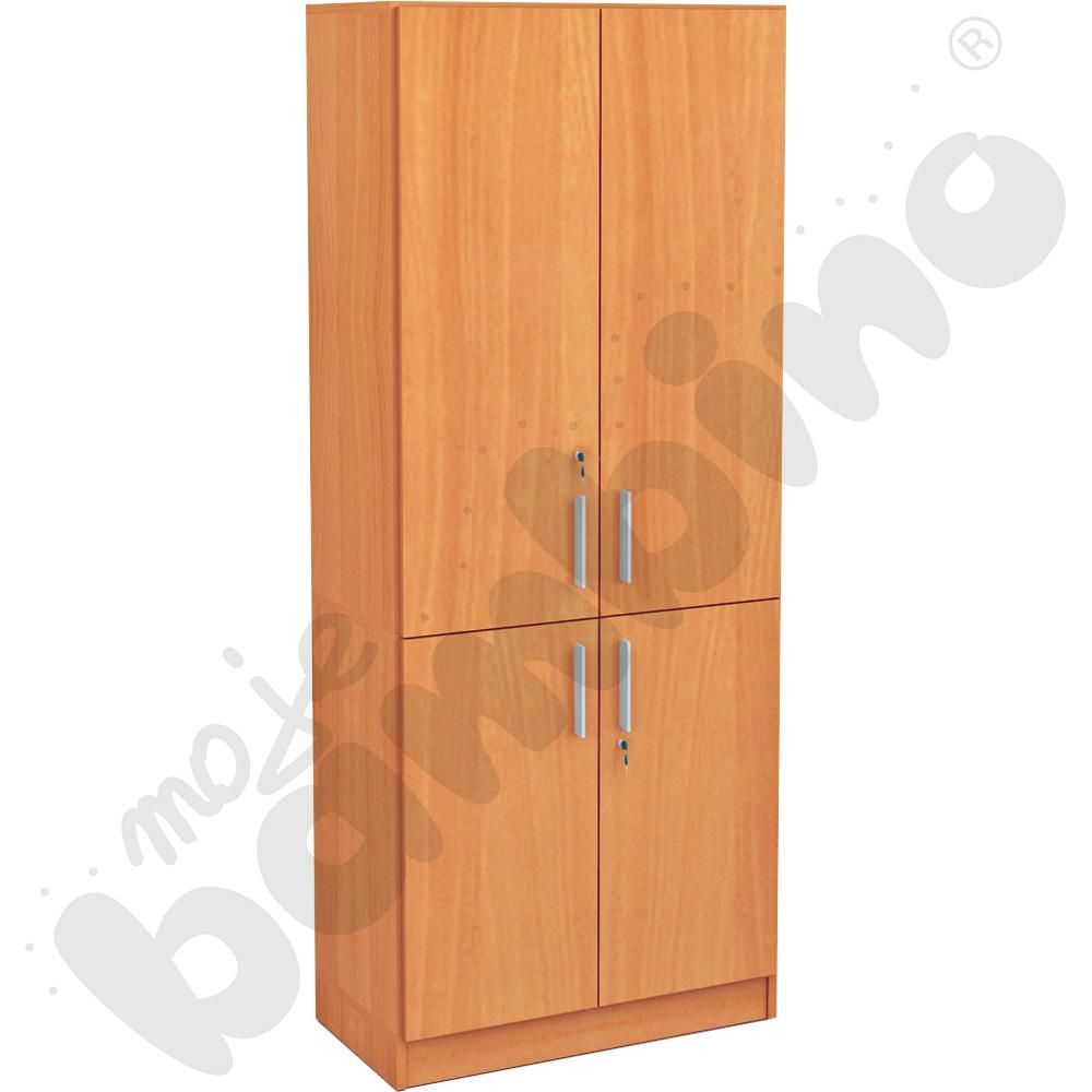 Szafa wysoka czterodrzwiowa - buk Szafa wysoka czterodrzwiowa - buk