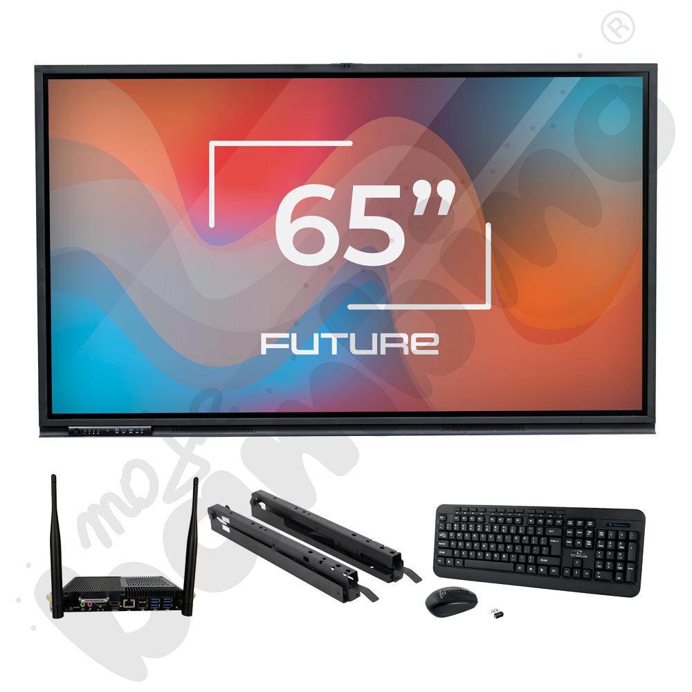 Komputer z monitorem i akcesorami