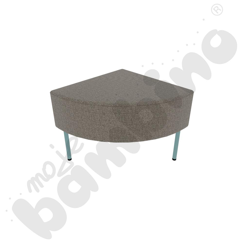 Narożnik Versa 50x50 cm z filcowymi stopkami, stelaż turkusowy, tkanina RO37