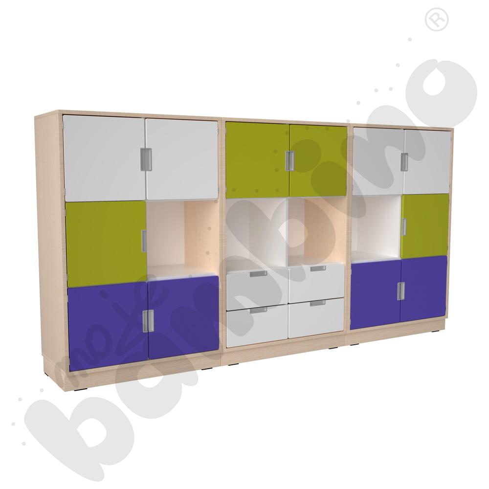 Quadro - zestaw 13, 90 st., skrzynia klon jasny
