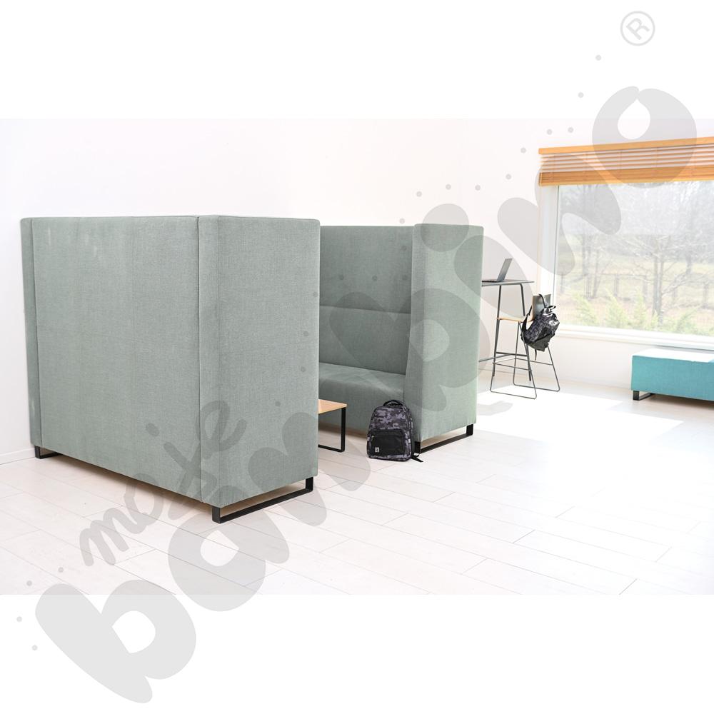 Sofa Universum 3-os. wys. 163 cm, 2 boki wysokie, tkanina KG01