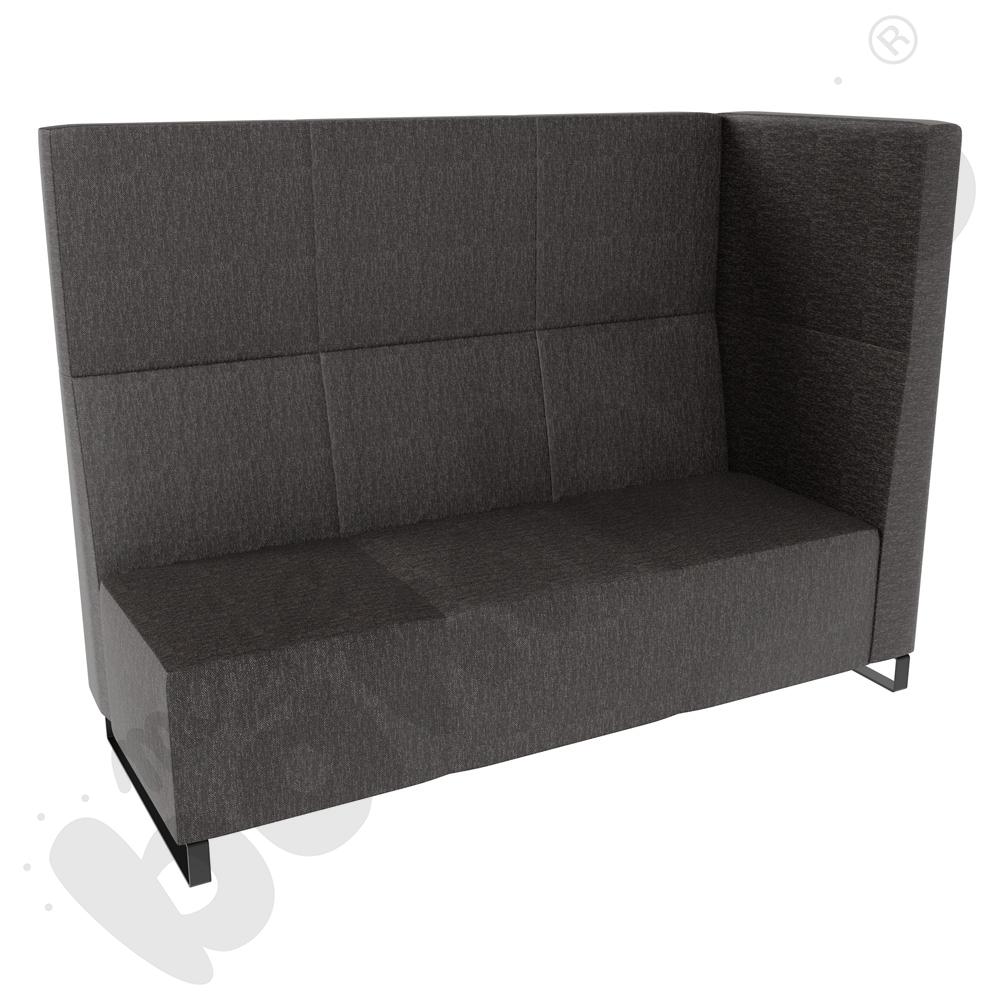 Sofa Universum 3-os. wys. 133 cm, bok średni prawy, tkanina RO34