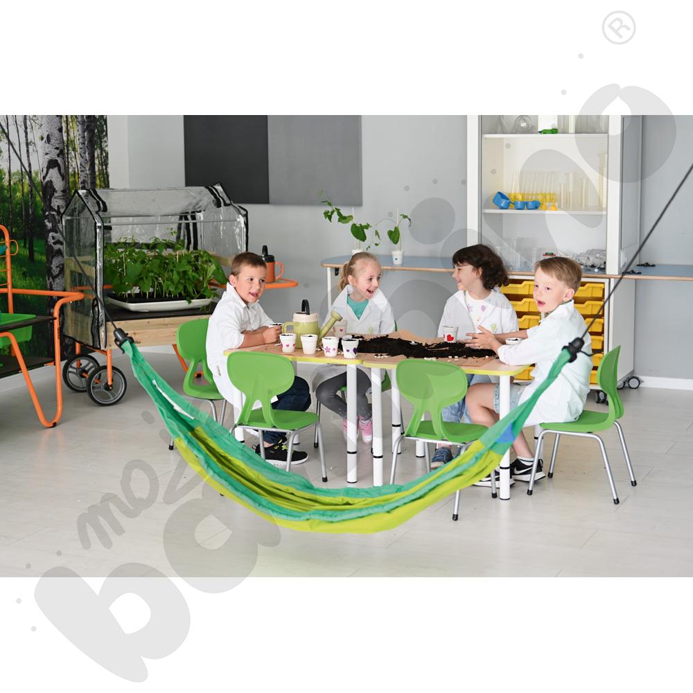 Blat Quadro klon jasny kwadratowy, limonkowe obrzeże