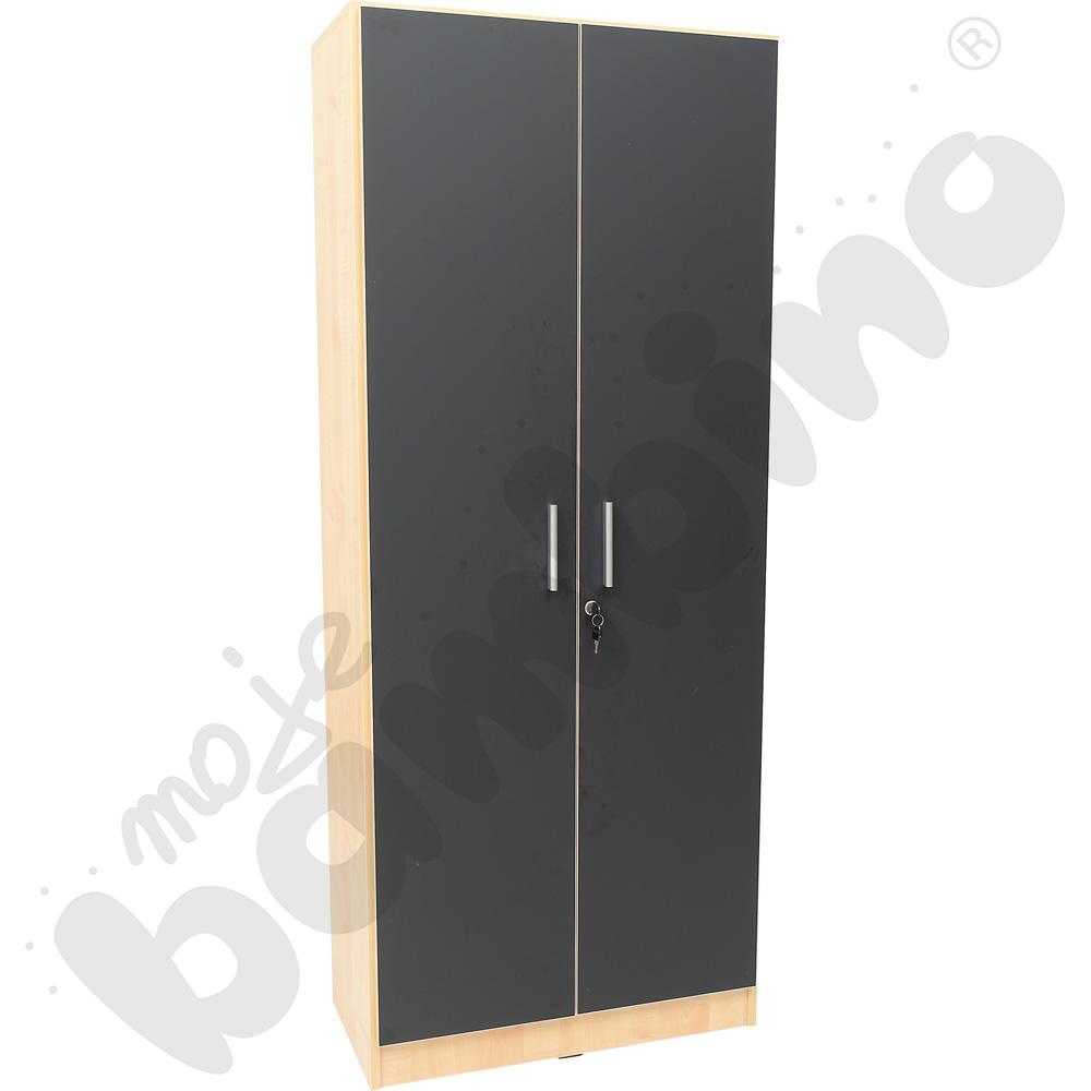 Drzwi magnetyczne do szafy tablicowej - czarne, 2 szt.