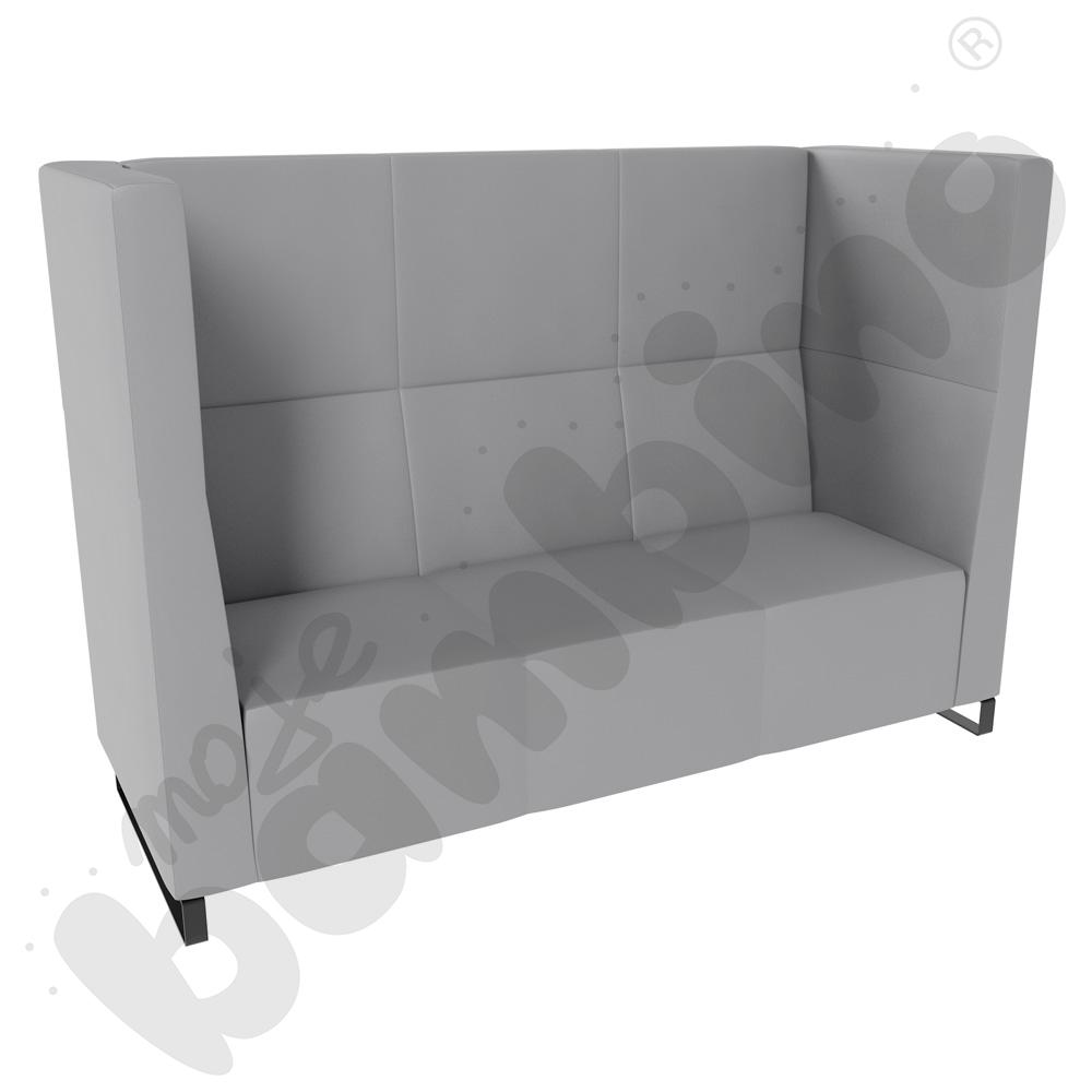 Sofa Universum 3-os. wys. 133 cm, 2 boki średnie, tkanina MT02