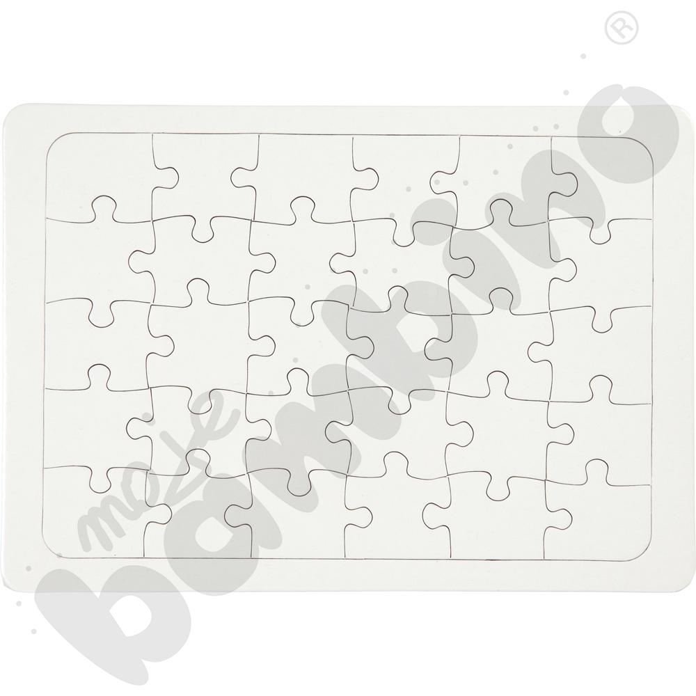  Białe puzzle A5