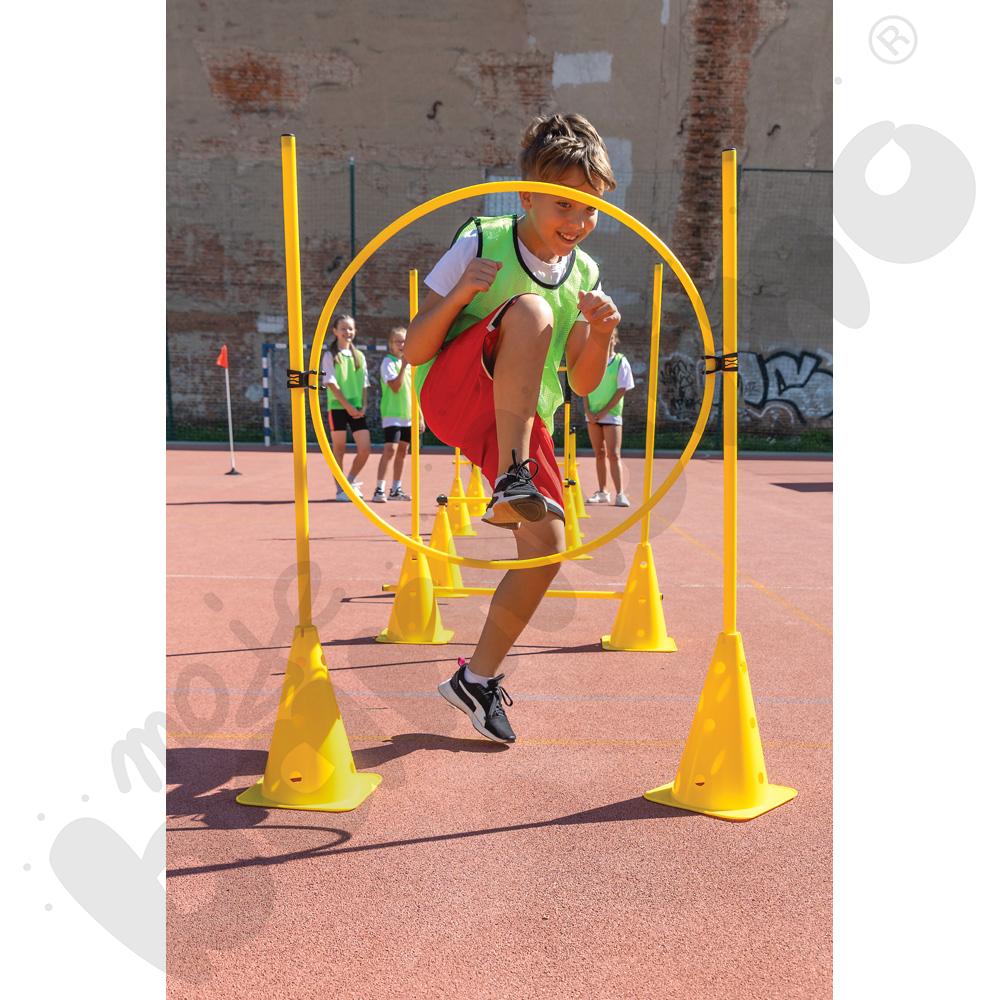 Zestaw tyczek i pachołków