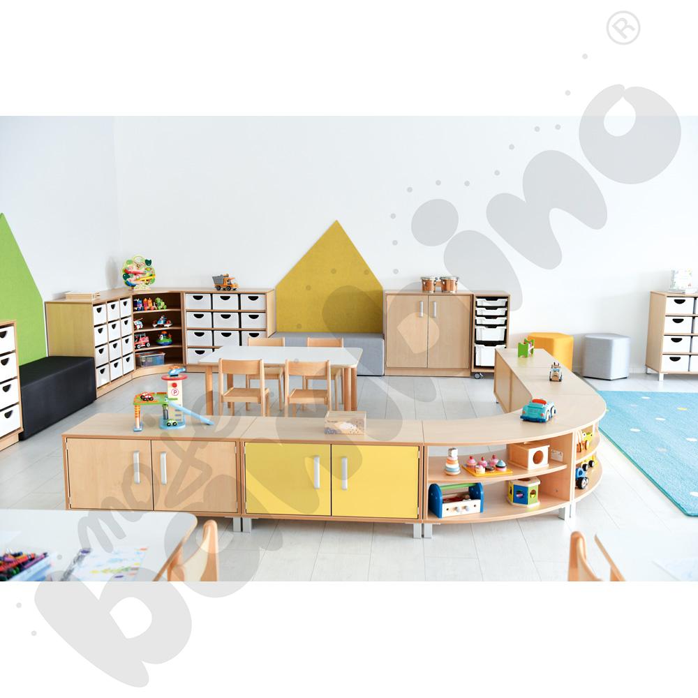 Szafka Flexi M z 1 półką na nóżkach