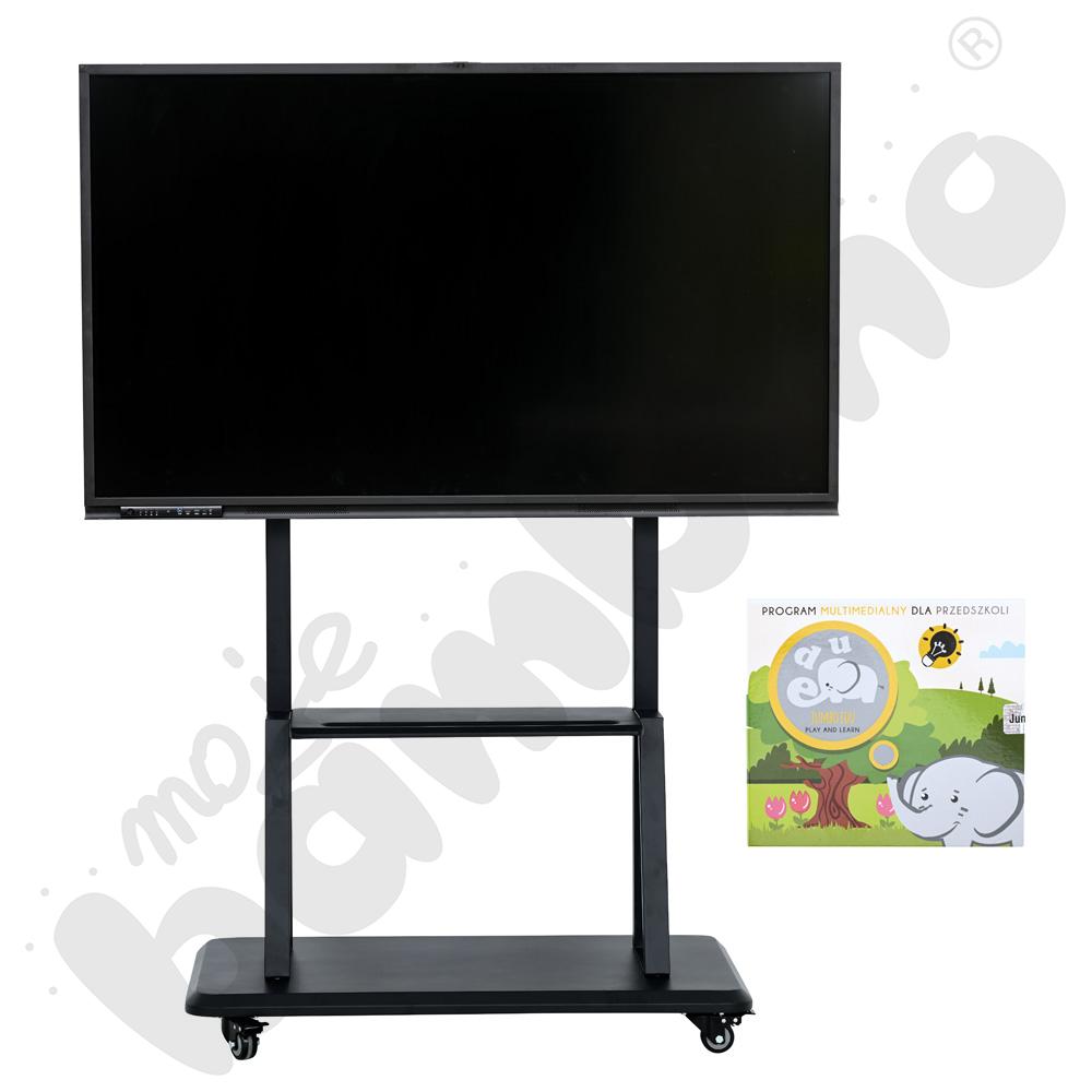 Monitor interaktywny insGraf DIGITAL FUTURE 65 z podstawą mobilną + JumboEdu Monitor interaktywny insGraf DIGITAL FUTURE 65 z podstawą mobilną + JumboEdu