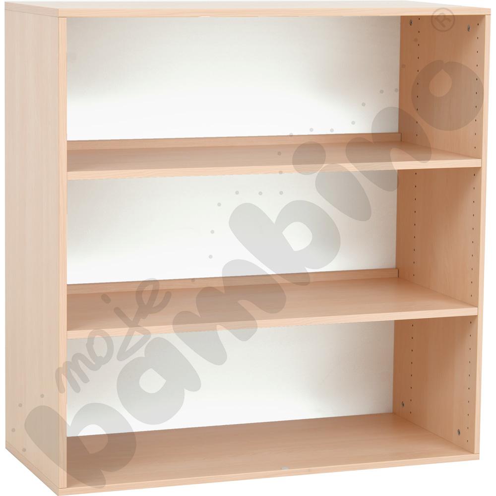 Nadstawka Grande L na regały na pojemniki, szer. 104 - klon jasny  Nadstawka Grande L na regały na pojemniki, szer. 104 - klon jasny