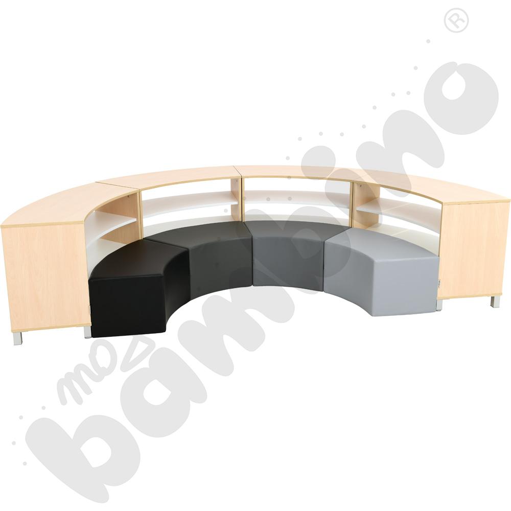 Quadro - zestaw 138, skrzynia klon jasny