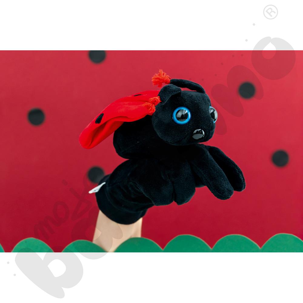 Rękawica pacynka – biedronka