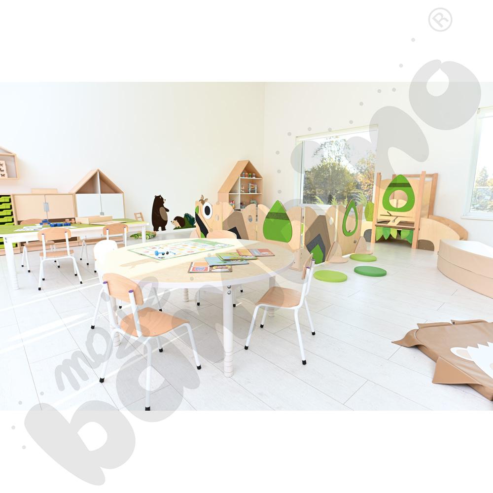 Cichy blat Plus okrągły, 120 - beżowy Cichy blat Plus okrągły, 120 - beżowy