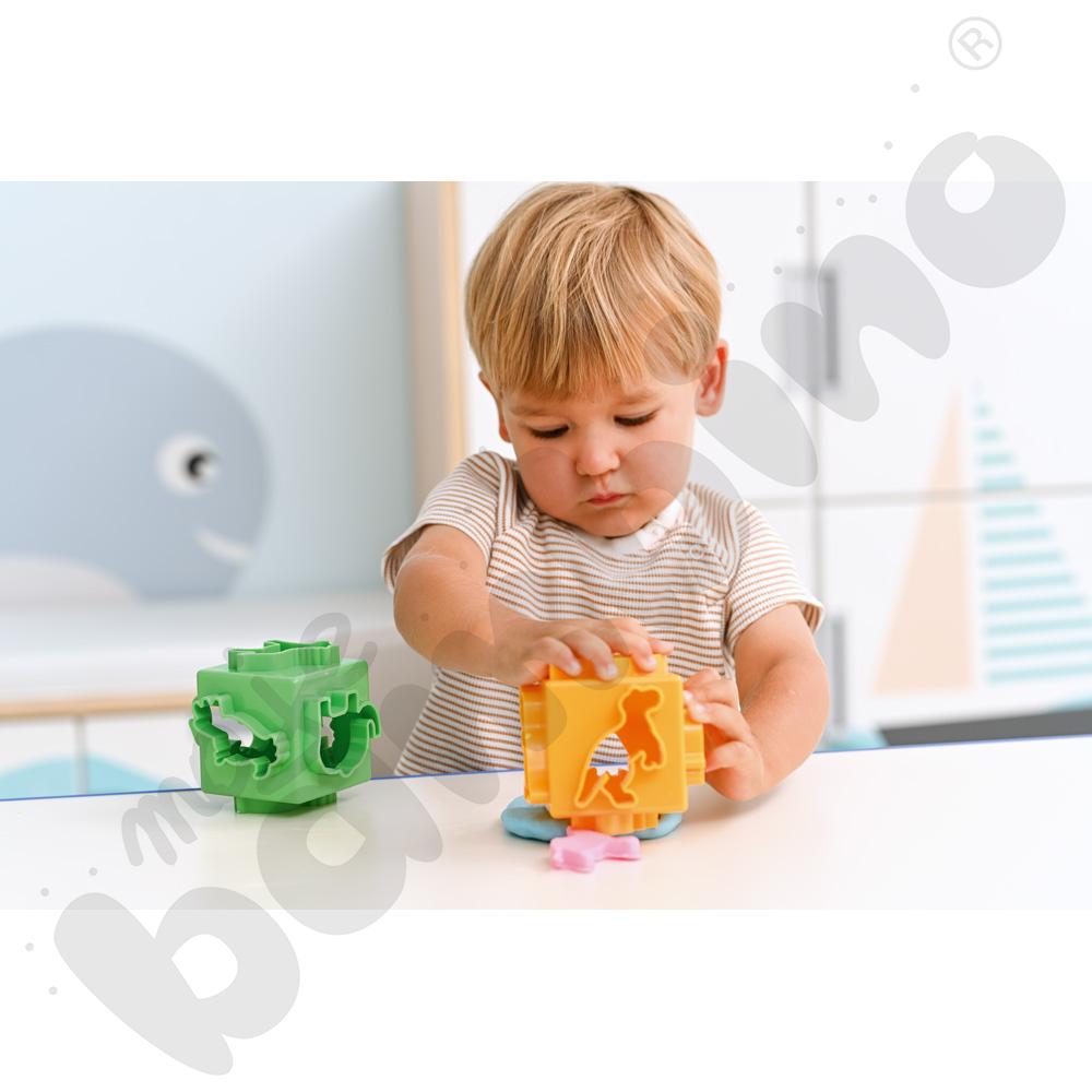 Foremki do mas plastycznych 6 w 1 - zwierzęta dżungli Foremki do mas plastycznych 6 w 1 - zwierzęta dżungli