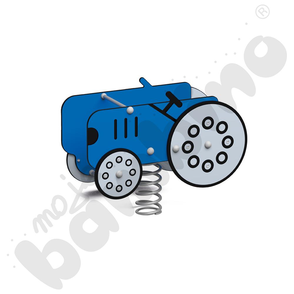 Sprężynowiec Traktor na podstawie betonowej