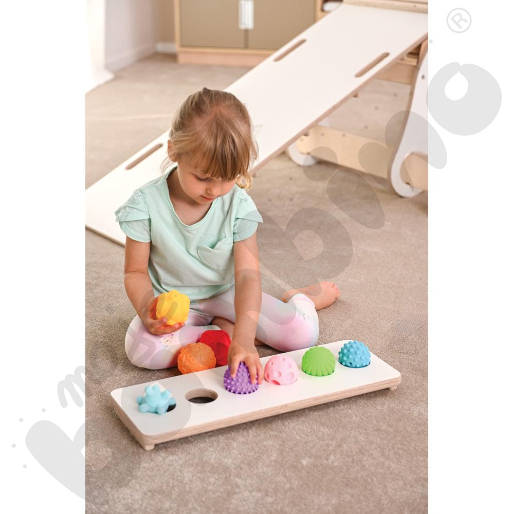 Ścieżki sensoryczne Good Wood - białe - MED Ścieżki sensoryczne Good Wood - białe - MED