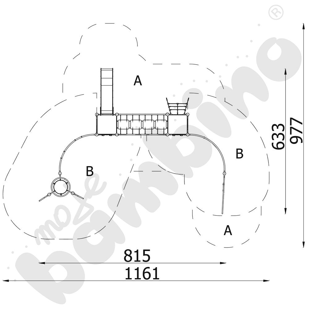 Orbis - zestaw 11319, metalowe słupy