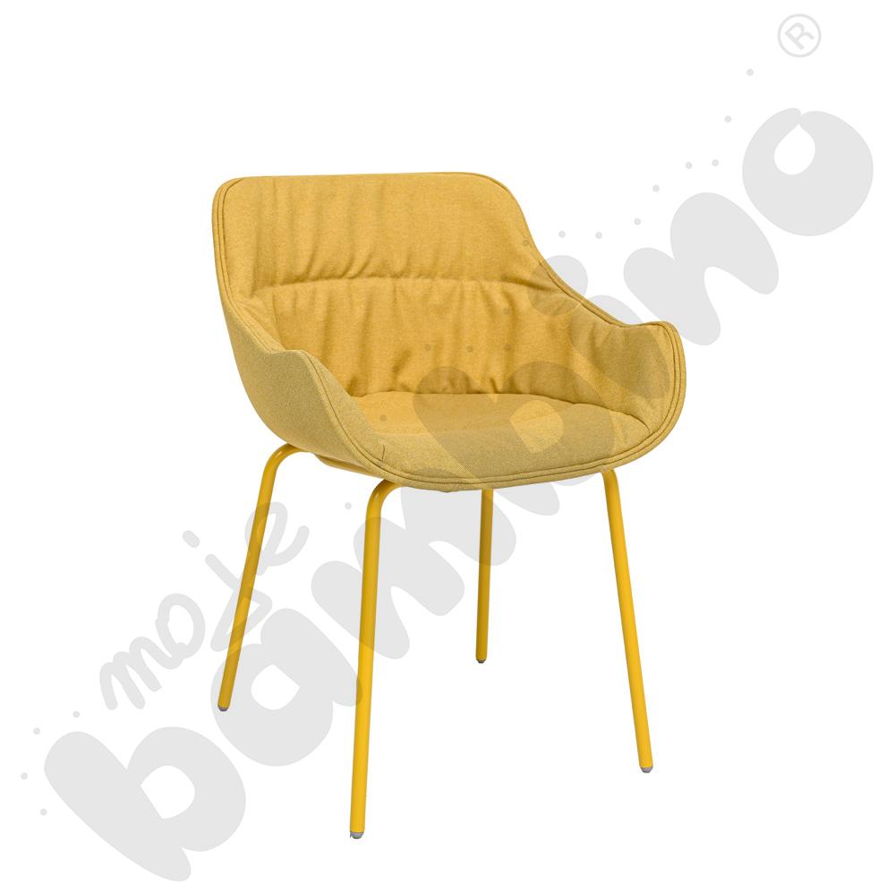 Krzesło Baltic Soft Duo musztardowe