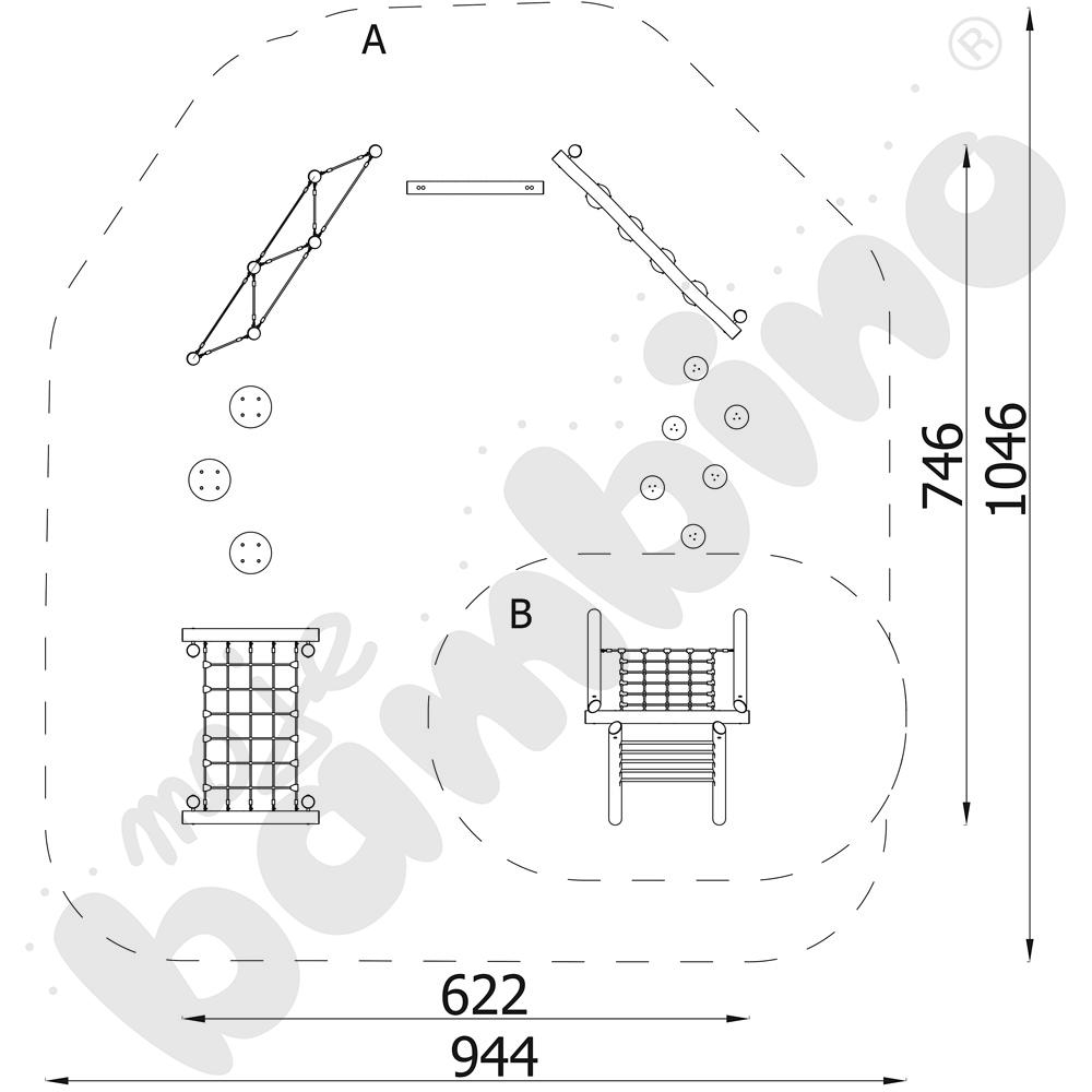 Tor przeszkód Robinio Tor przeszkód Robinio