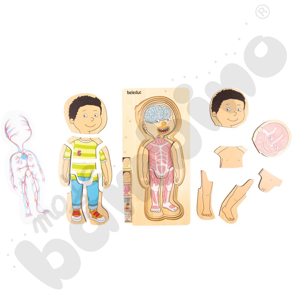 Puzzle warstwowe - chłopiec Puzzle warstwowe - chłopiec