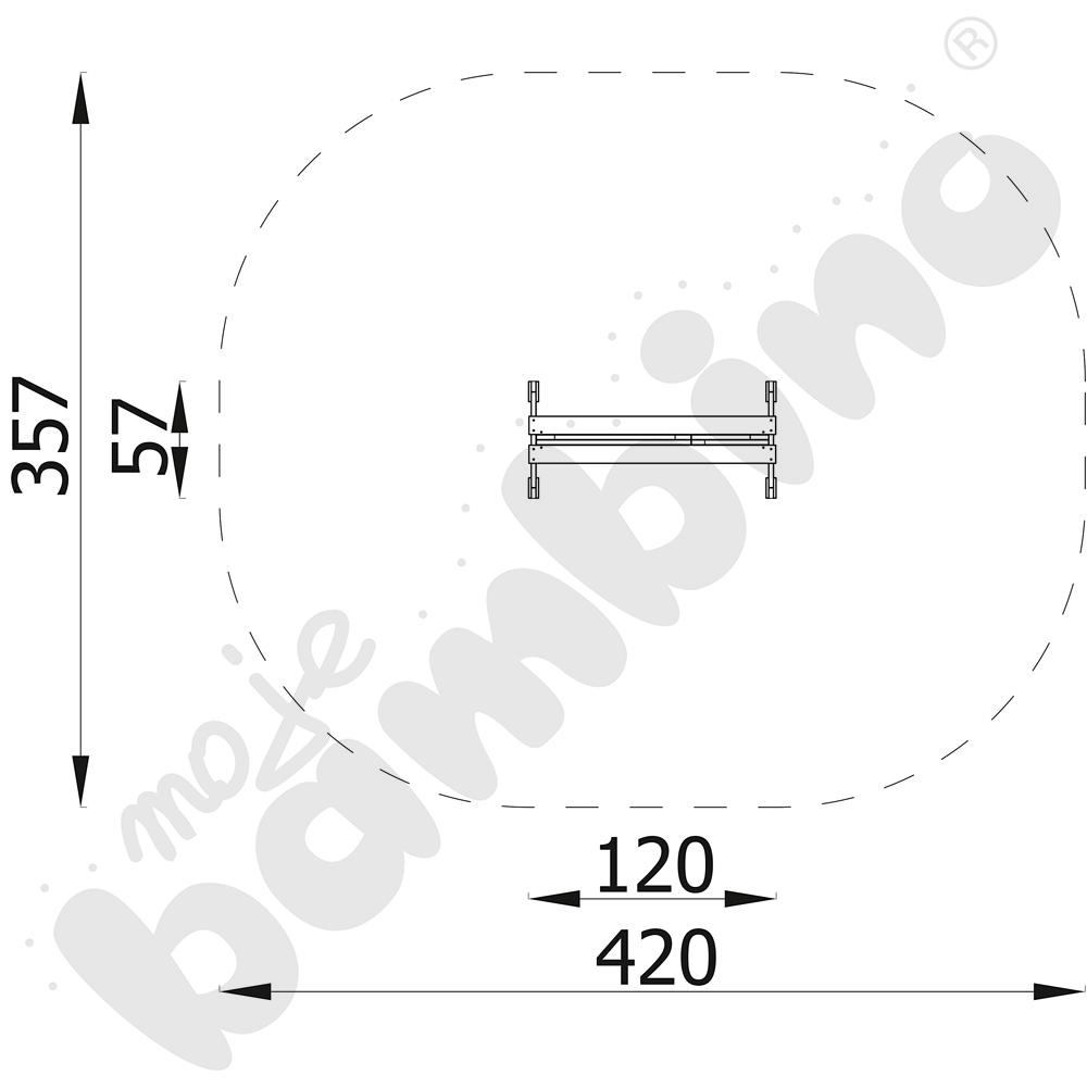 Duża tablica do malowania Terra, z kotwami