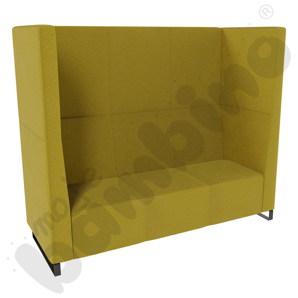 Sofa Universum 3-os. wys. 163 cm, 2 boki wysokie, tkanina KG13