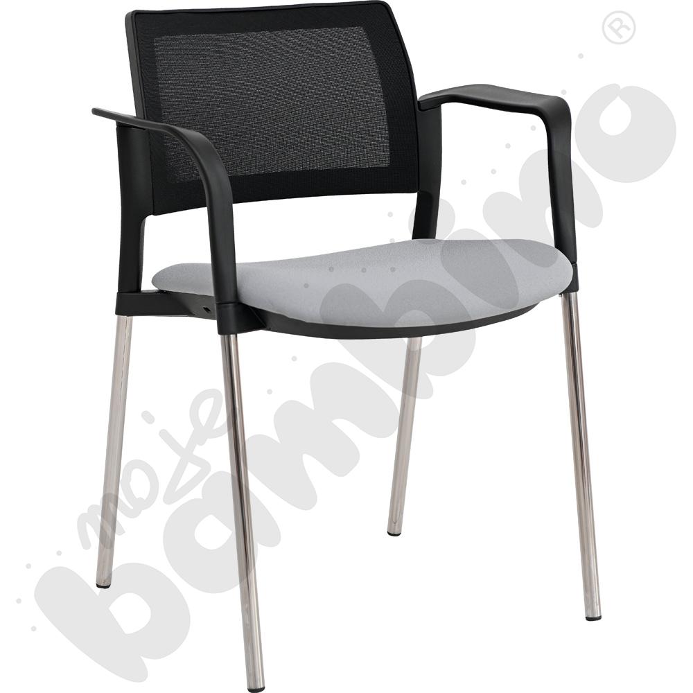 Krzesło Duo Top - szaro-czarne