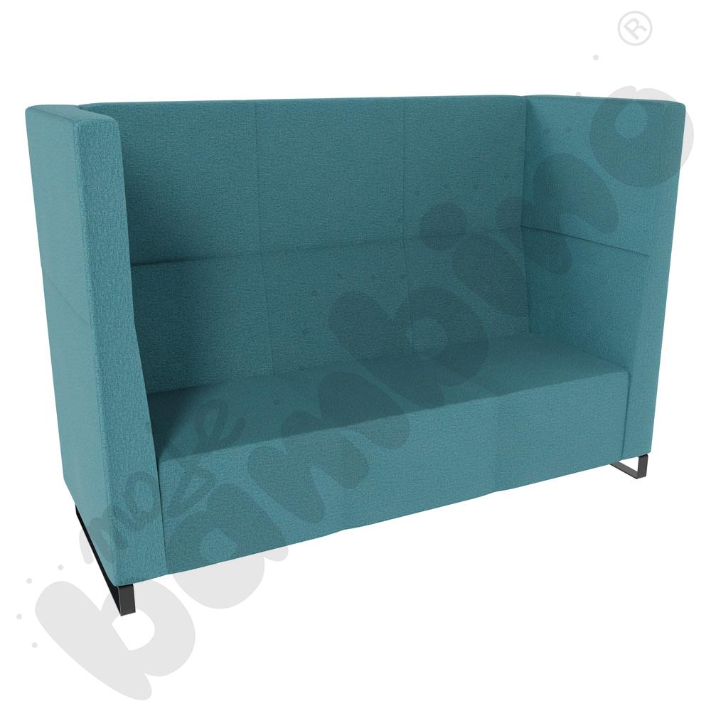 Sofa Universum 3-os. wys. 133 cm, boki średnie, tkanina KG09