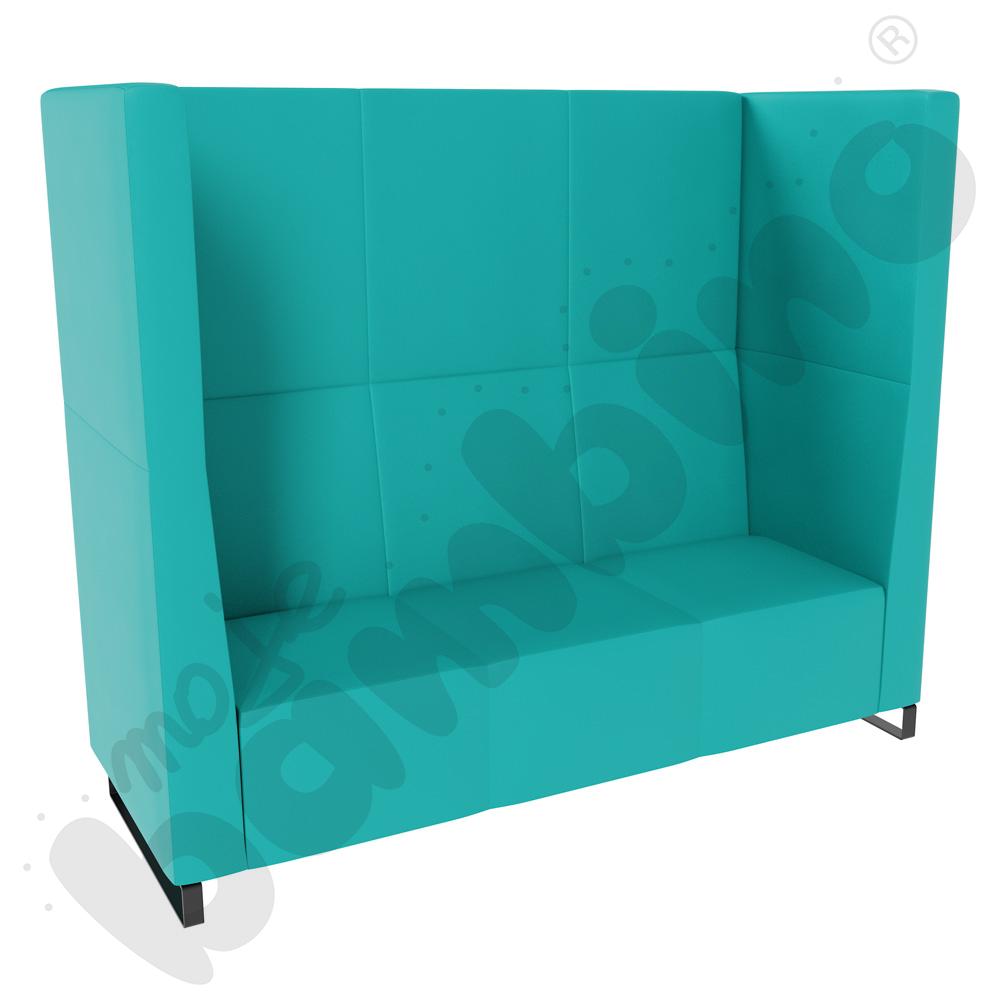 Sofa Universum 3-os. wys. 163 cm, 2 boki wysokie, tkanina MT11