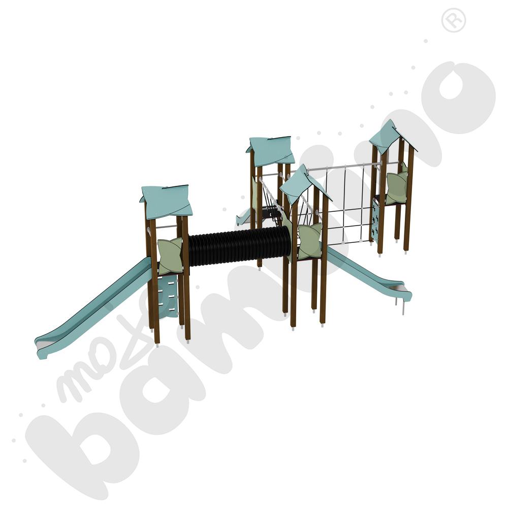 Zestaw Urbi 10, słupy drewniane C