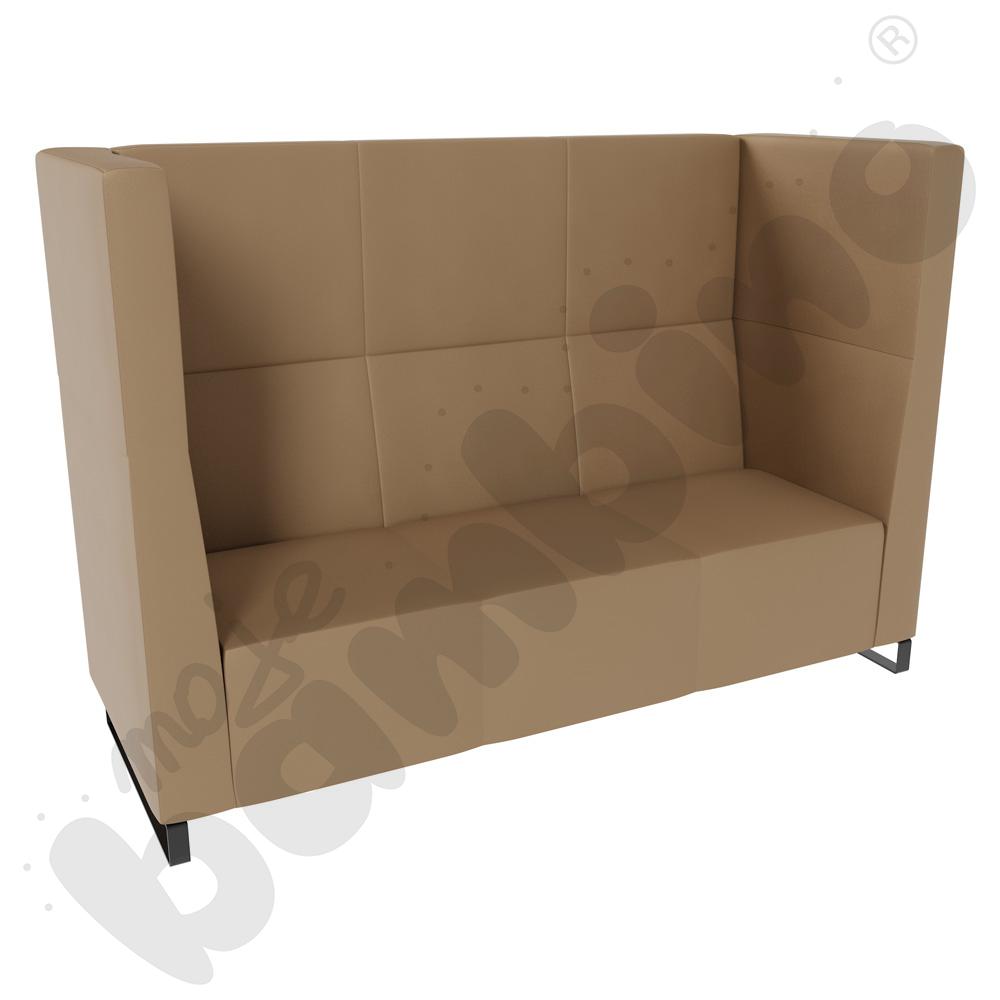 Sofa Universum 3-os. wys. 133 cm, 2 boki średnie, tkanina MT04