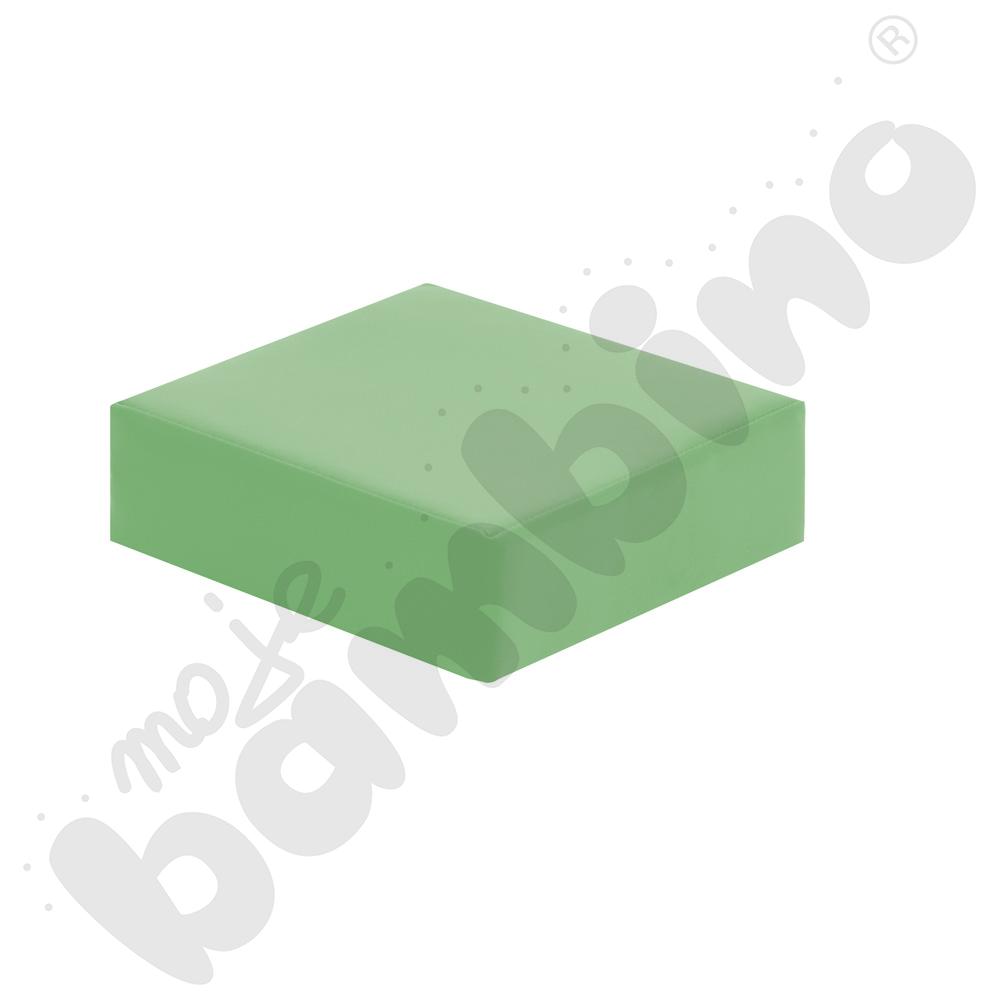 Pufka tęczowa kwadratowa zielona