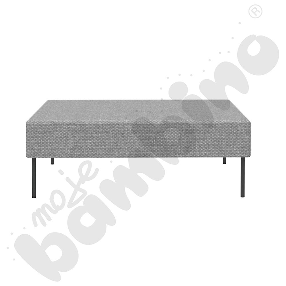 Pufa Versa 120 x 120 cm z filcowymi stopkami, stelaż antracyt, tkanina RO39