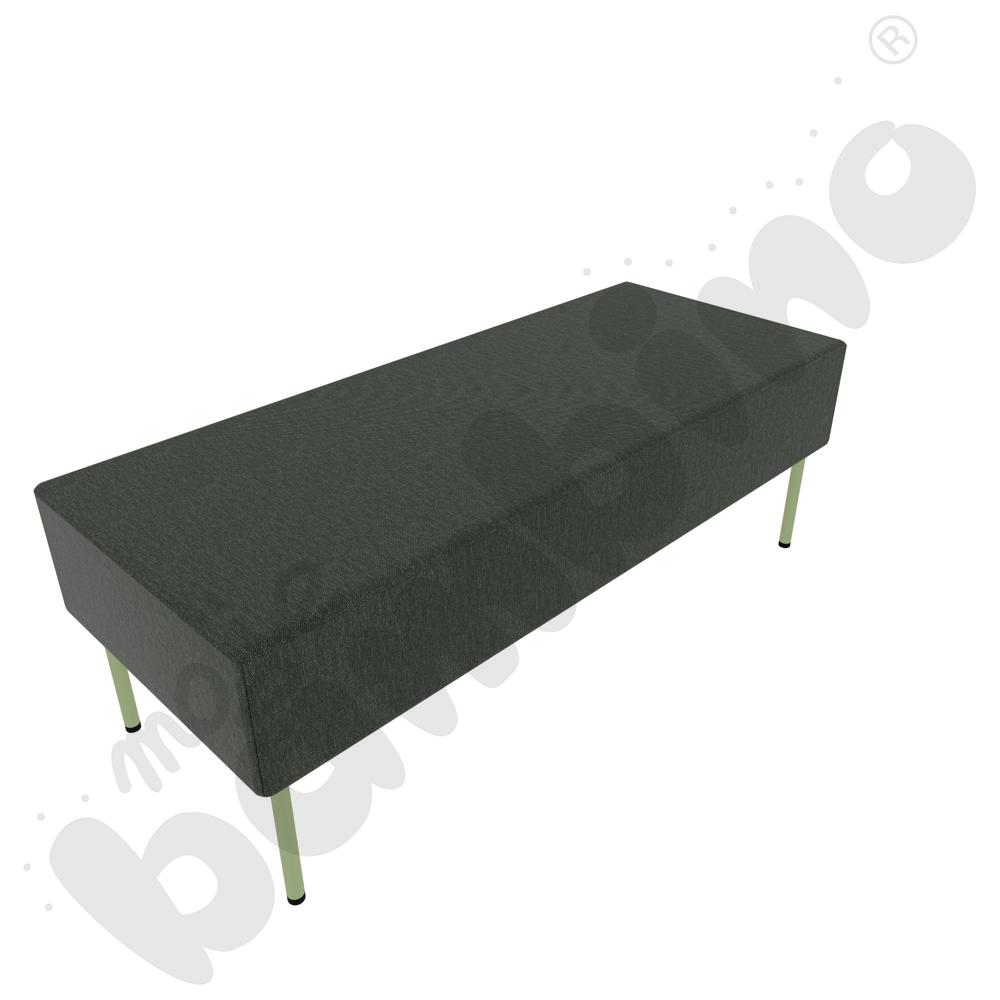 Pufa Versa 120x50 cm z plastikowymi stopkami, stelaż oliwkowy, tkanina RO33 Pufa Versa 120x50 cm z plastikowymi stopkami, stelaż oliwkowy, tkanina RO33