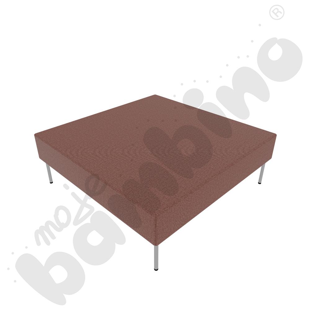 Pufa Versa 120x120 cm z filcowymi stopkami, stelaż jasnoszary, tkanina RO11 Pufa Versa 120x120 cm z filcowymi stopkami, stelaż jasnoszary, tkanina RO11